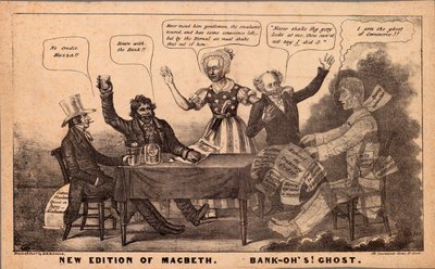 Nueva Edición de Macbeth. Bonk-Ohs! Fantasma, 1837 de American School