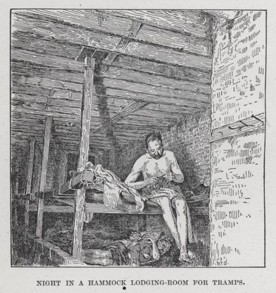 Noche en una Habitación de Hamacas para Vagabundos de American School