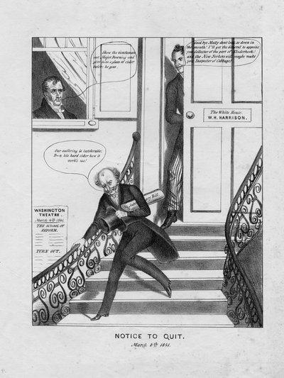Aviso de desalojo: 4 de marzo de 1841 de American School
