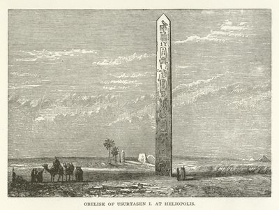 Obelisco de Usurtasen I en Heliópolis de American School