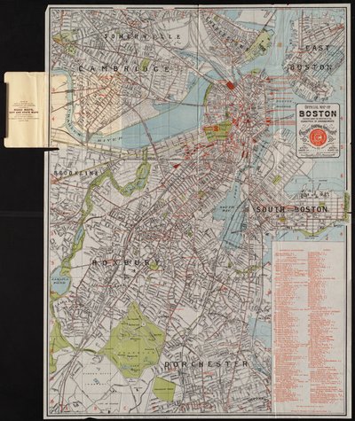 Mapa oficial de Boston de American School