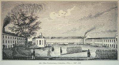 Penitenciaría de Ohio, Columbus, Ohio, c.1847 de American School