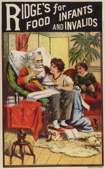 Anciano en silla comiendo con cuchara de American School