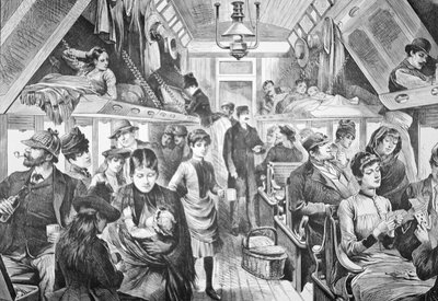 Coche abierto de tren americano de American School
