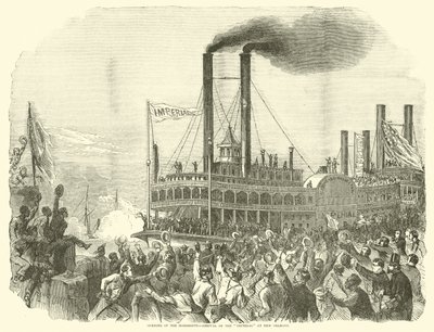 Apertura del Mississippi, llegada del Imperial a Nueva Orleans, julio 1863 de American School