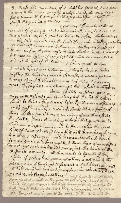 Página 2, Carta de Abigail Adams a John Adams, 31 de marzo - 5 de abril de 1776 de American School