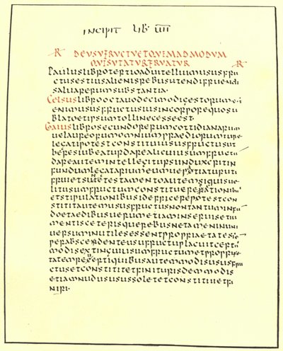 Página de los Pandectas de Justiniano de American School