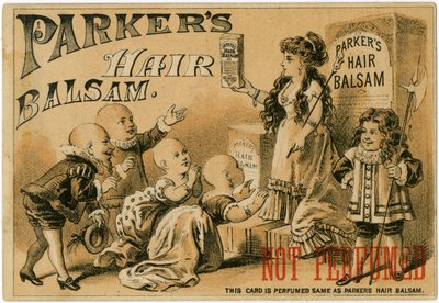 Bálsamo para el cabello de Parker (tarjeta comercial) de American School