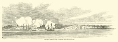 Paso de las baterías de Vicksburg por la flota de Farragut, junio 1862 de American School