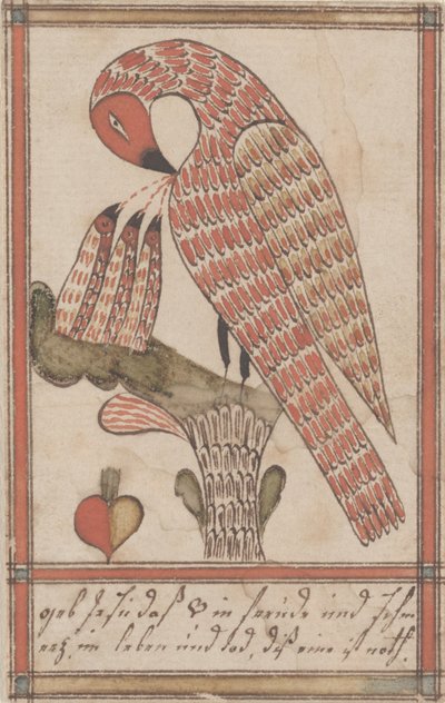 Pelícano en su Piedad, c.1800 de American School