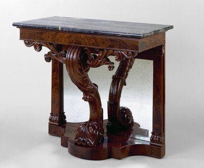 Mesa de consola, c. 1825-1830 de American School