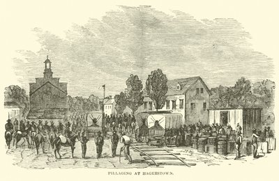 Saqueo en Hagerstown, julio 1864 de American School