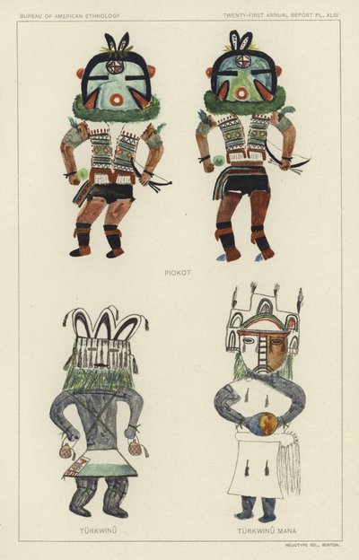 Piokot, Turkwinu, Turkwinu Mana (litografía en color) de American School