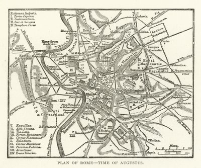 Plano de Roma, época de Augusto de American School