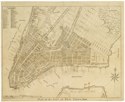 Plano de la Ciudad de Nueva York de American School