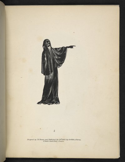 Lámina 2. Un fantasma de negro, de 