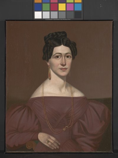 Retrato de Eliza C. Ayres (óleo sobre lienzo) de American School