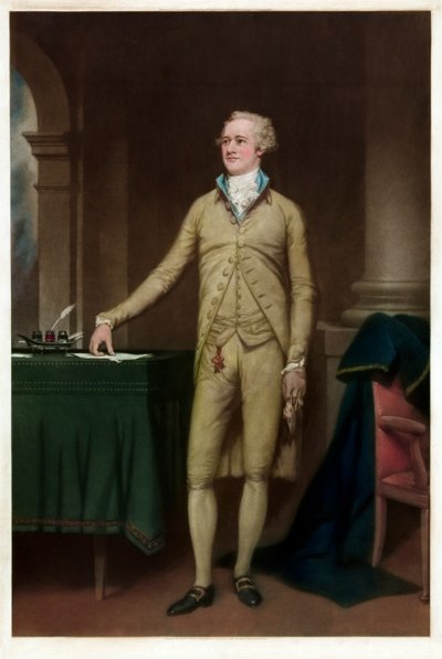 Retrato de Alexander Hamilton de American School