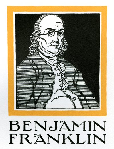 Retrato de Benjamin Franklin de American School
