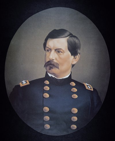 Retrato del General George B. McClellan de American School