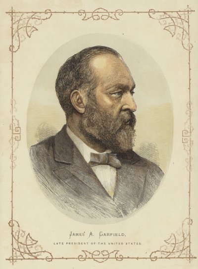 Retrato de James A Garfield de American School