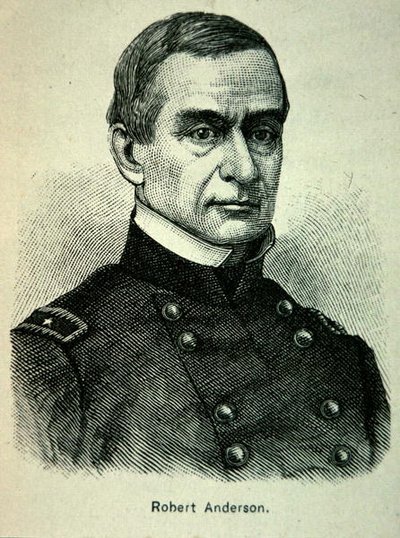 Retrato del Mayor Robert Anderson (1805-71) de American School