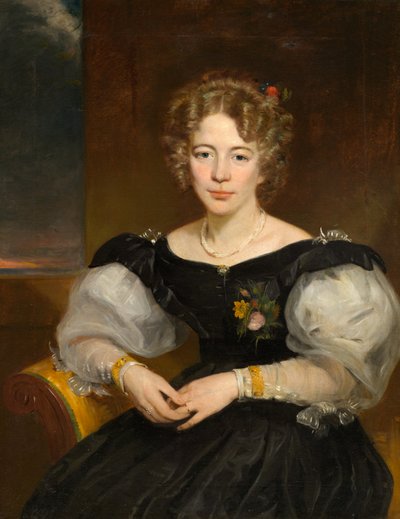 Retrato de una dama, c.1825-35 de American School