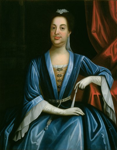 Retrato de una mujer no identificada de American School