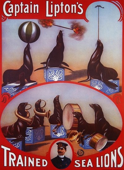 Póster publicitario de 