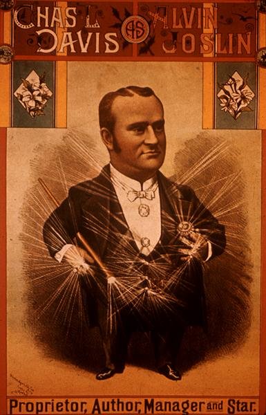 Póster publicitario de Chas L. Davis como Alvin Joslin de American School