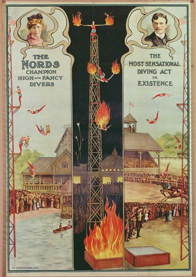 Póster publicitario de The Nords - Champion High and Fancy Divers de American School