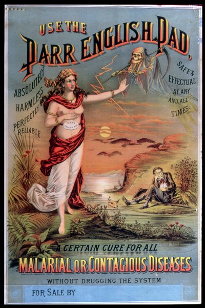 Póster publicitario del Parr English Pad de American School