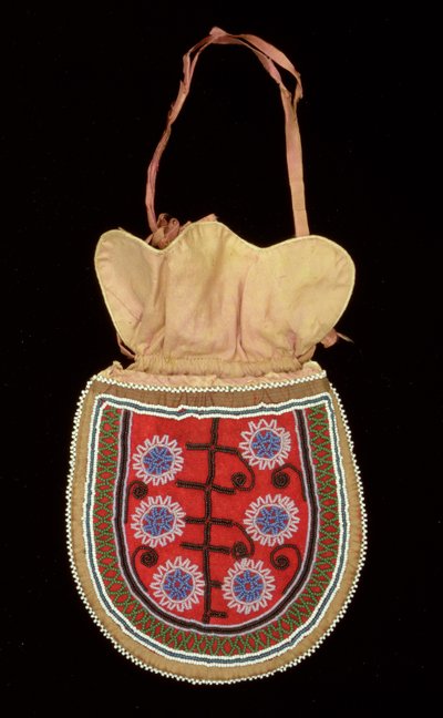 Bolsa (tela y cuentas) de American School