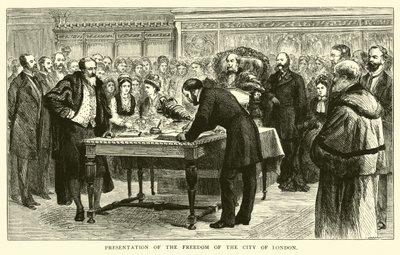 Presentación de la Libertad de la Ciudad de Londres de American School