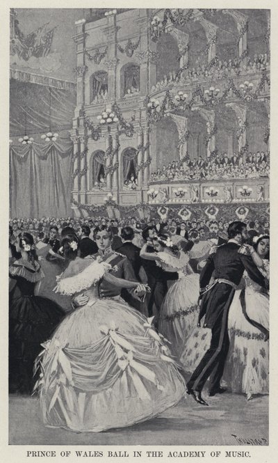 Baile del Príncipe de Gales en la Academia de Música de American School