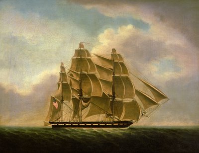Corsario Jacob Jones (óleo sobre lienzo) de American School
