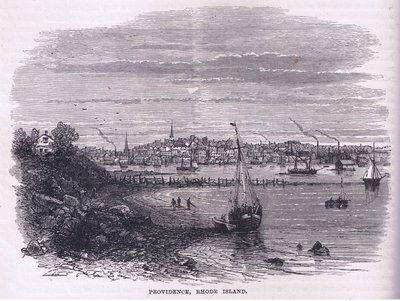 Providence, Rhode Island, ilustración de la Historia de los Estados Unidos de Cassell, publicada por Petter & Galpin c.1890 de American School