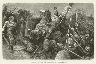 Persecución de los ostrogodos por Belisario de American School