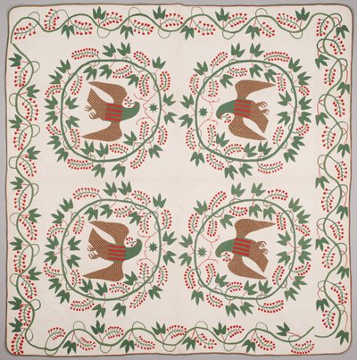 Colcha, c.1840-50 de American School