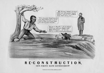 Reconstrucción, o, Un gobierno de hombres blancos de American School