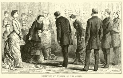 Recepción en Windsor por la Reina de American School