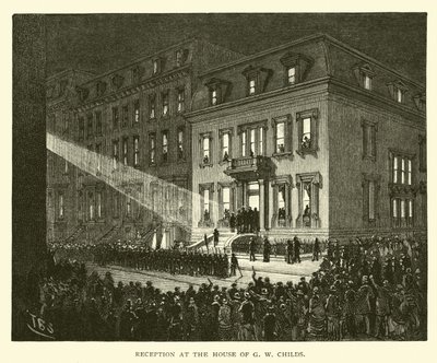 Recepción en la Casa de G W Childs de American School
