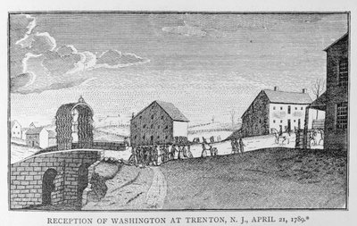 Recepción de Washington en Trenton, Nueva Jersey, 21 de abril de 1789, de 