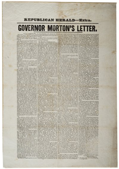 Republican Herald- Extra, 27 de agosto de 1842 de American School