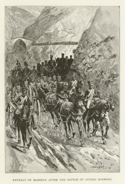 La retirada de Massena después de la Batalla de Ciudad Rodrigo de American School
