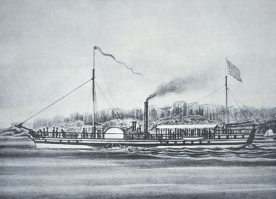 El barco de vapor de Robert Fulton, el 