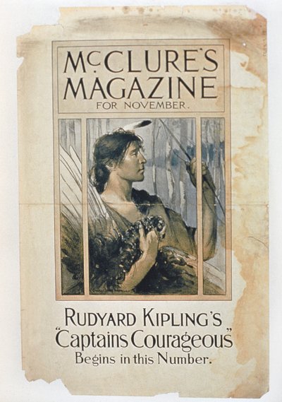 Capitán Valiente de Rudyard Kipling en la edición de noviembre de la revista McClure