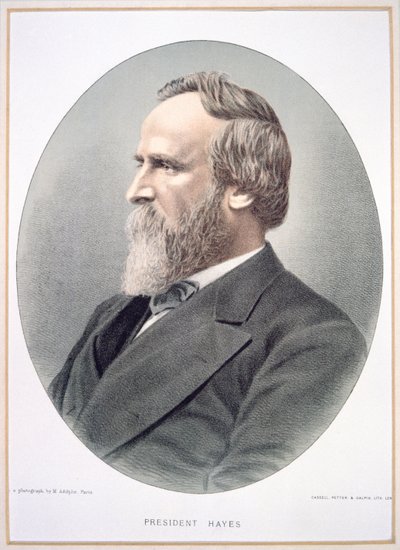 Rutherford B. Hayes (1822-93) de American School