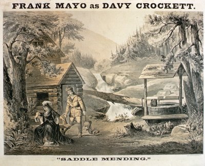 Reparación de Sillas, Póster para Davy Crockett protagonizado por Frank Mayo de American School