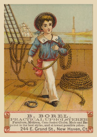 Niño marinero en cubierta de American School